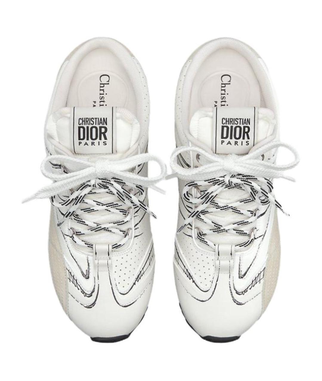 CHRISTIAN DIOR Бежевые кожаные сабо, фото 4