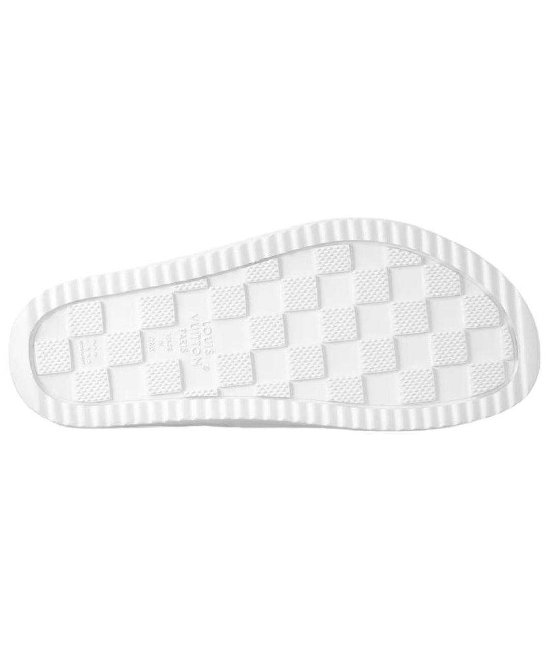 LOUIS VUITTON Белые шлепанцы, фото 5