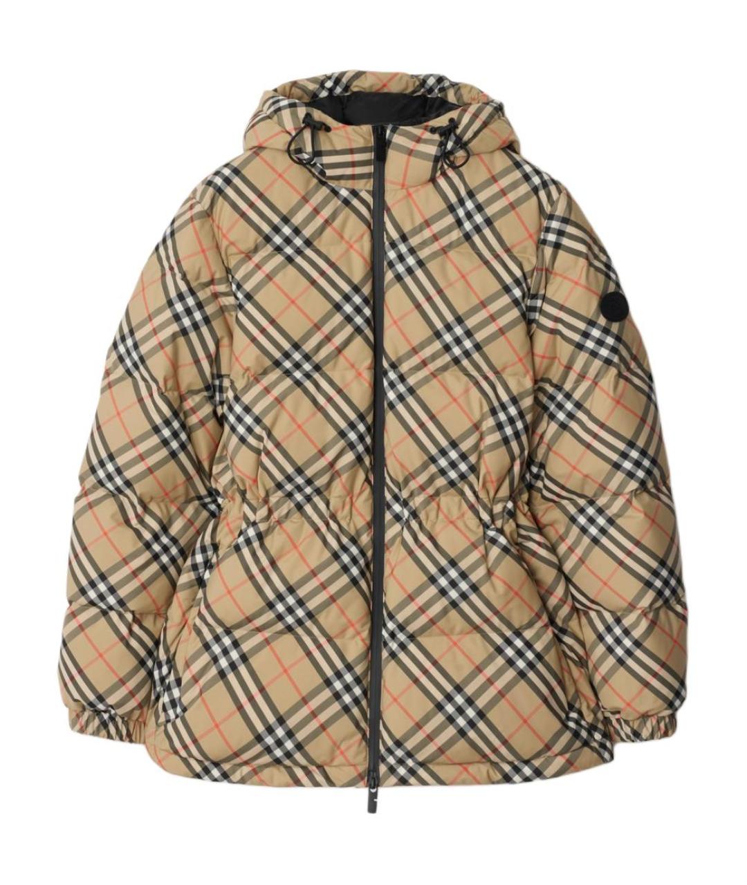 BURBERRY Бежевый пуховик, фото 1