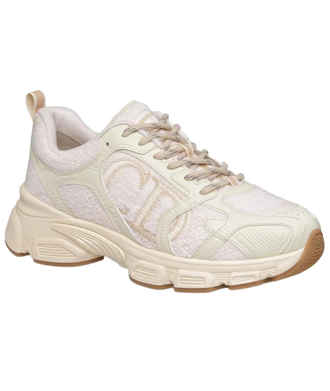 CHRISTIAN DIOR Бежевые кроссовки, фото 3