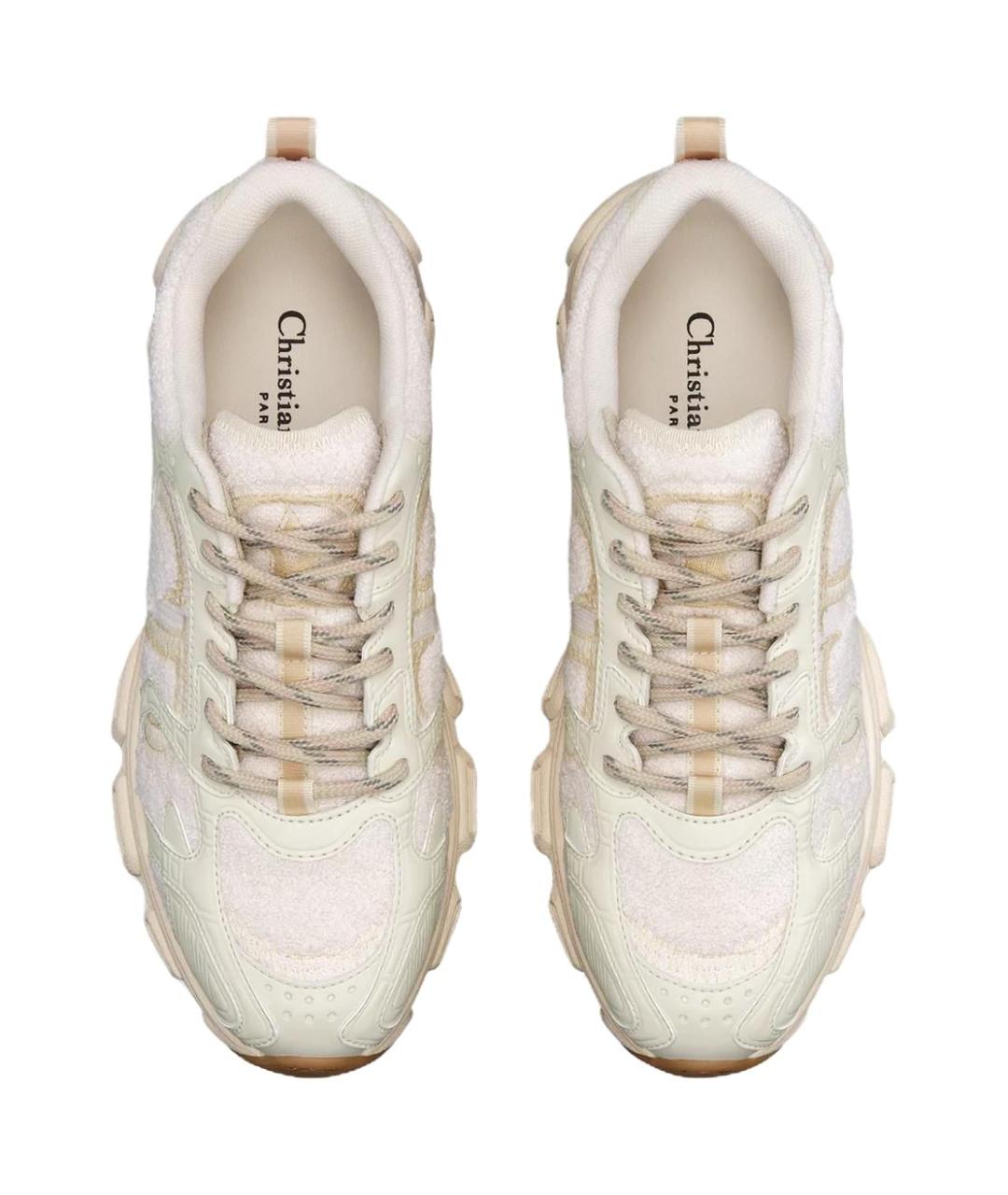CHRISTIAN DIOR Бежевые кроссовки, фото 4