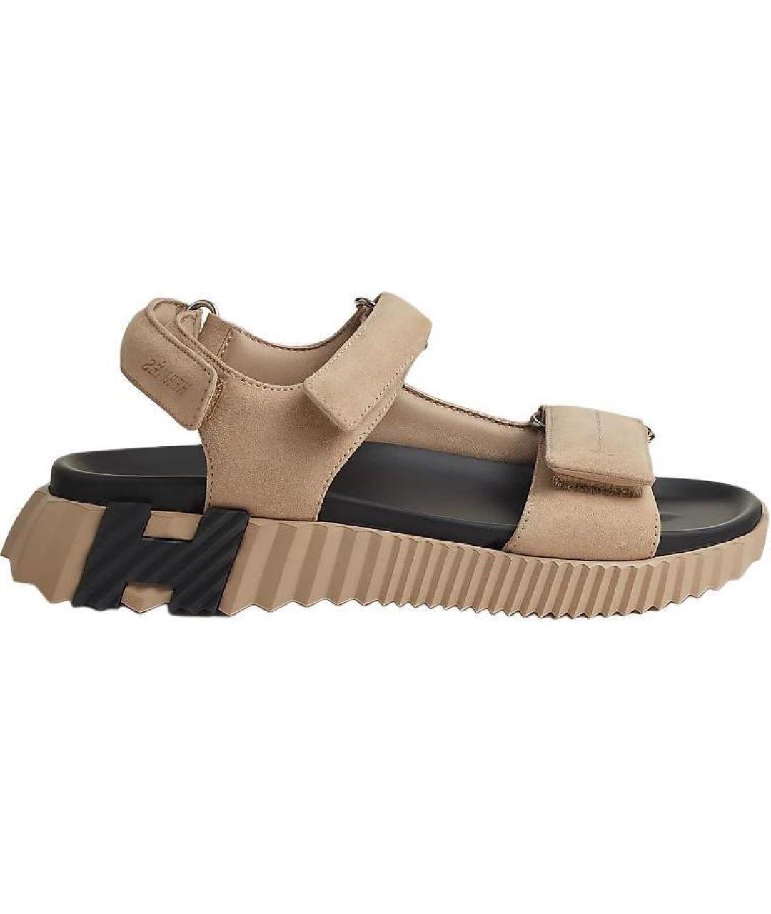 HERMES Замшевые сандалии, фото 6