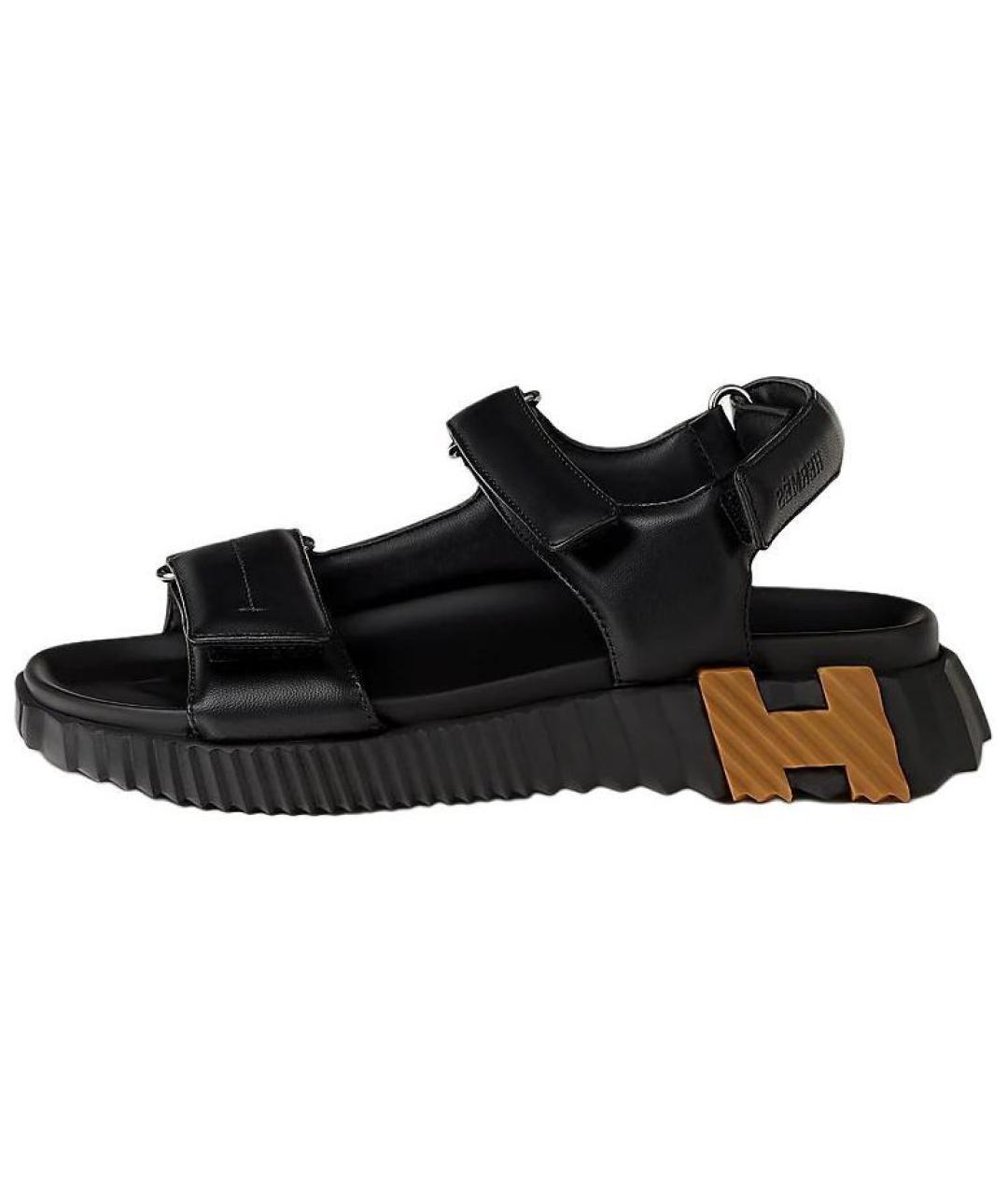 HERMES Кожаные сандалии, фото 2