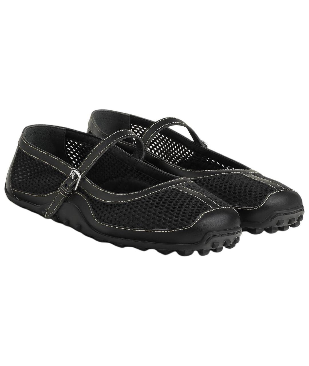 HERMES Черные балетки, фото 3