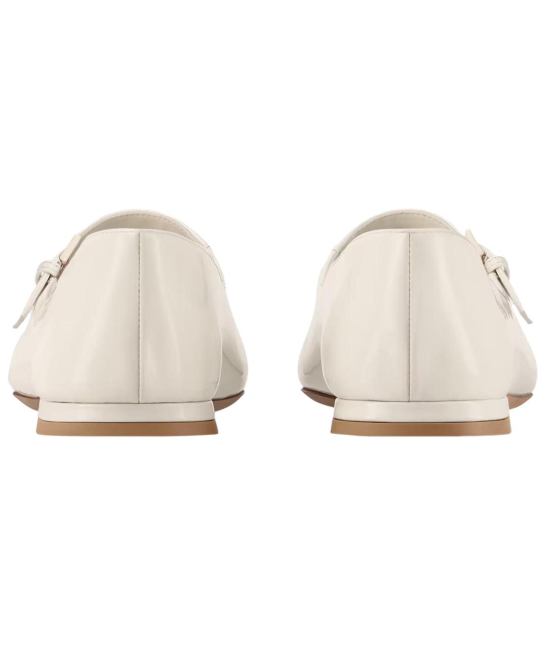 LOUIS VUITTON Белые туфли из лакированной кожи, фото 4