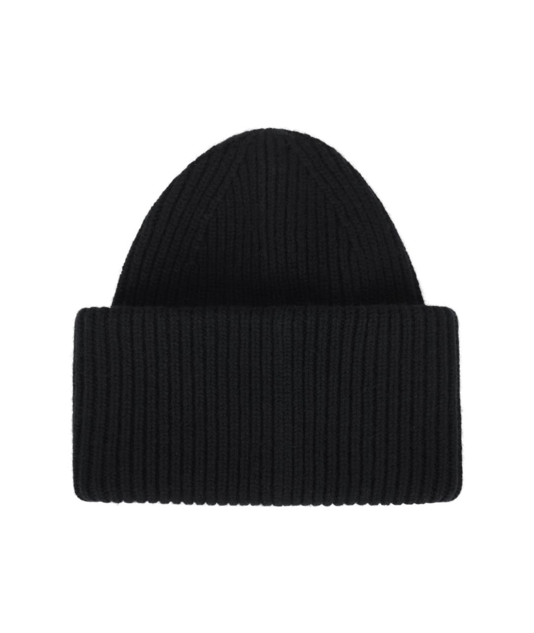 ACNE STUDIOS Черная шерстяная шапка, фото 3