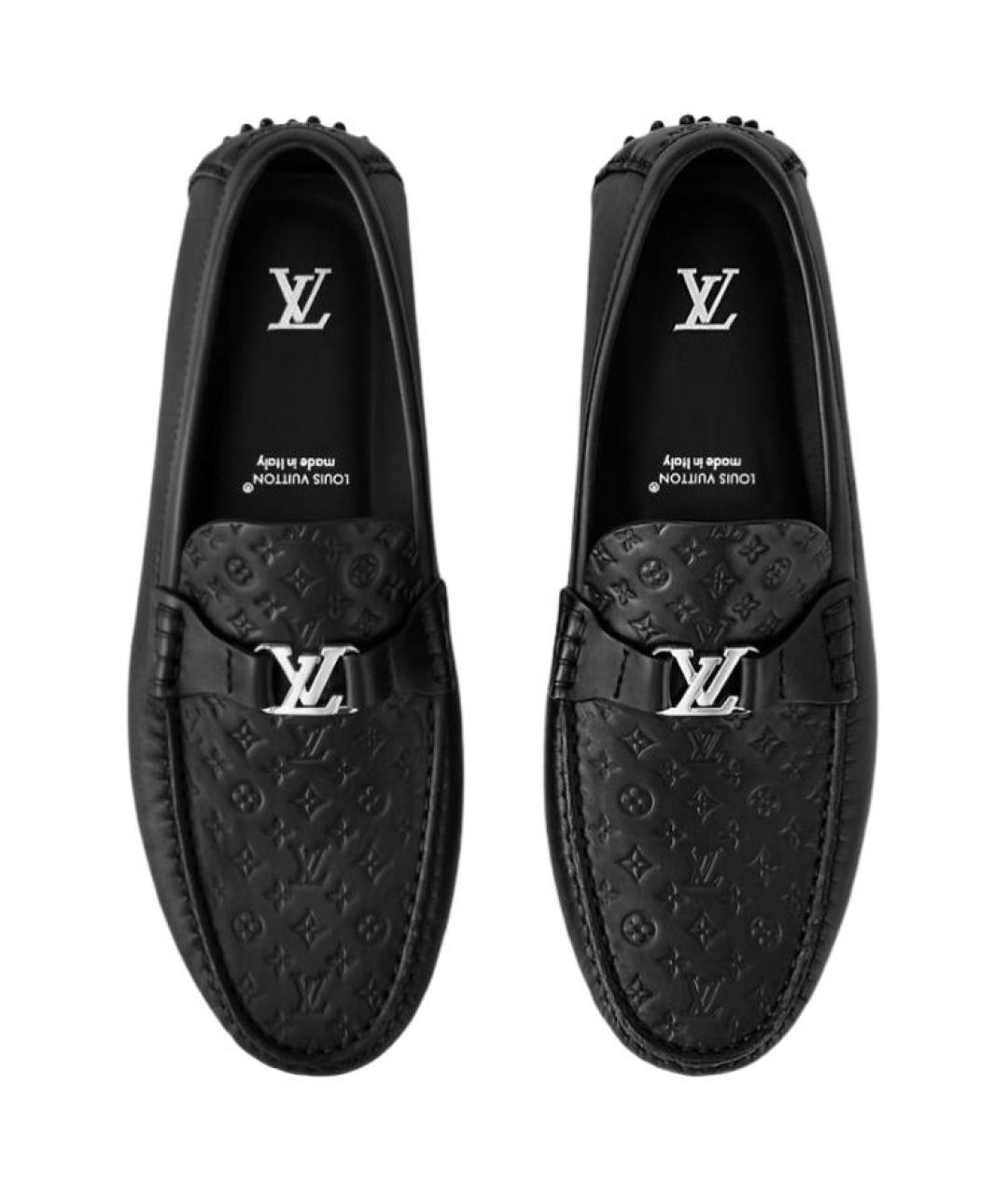 LOUIS VUITTON Черные лоферы, фото 4