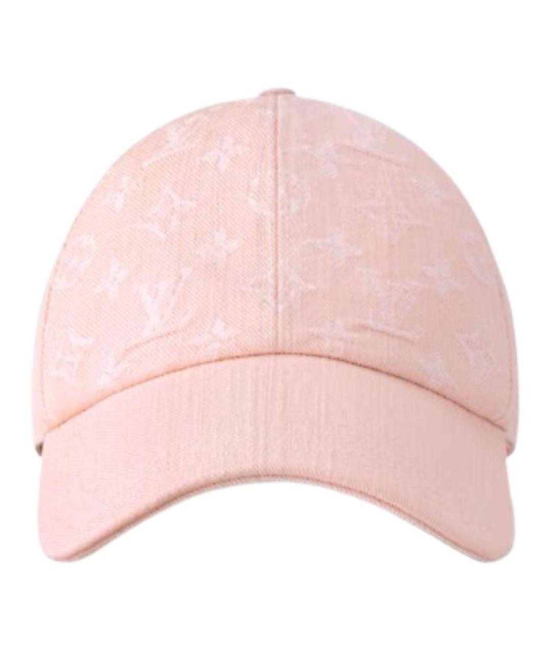 LOUIS VUITTON Розовая хлопковая кепка, фото 1