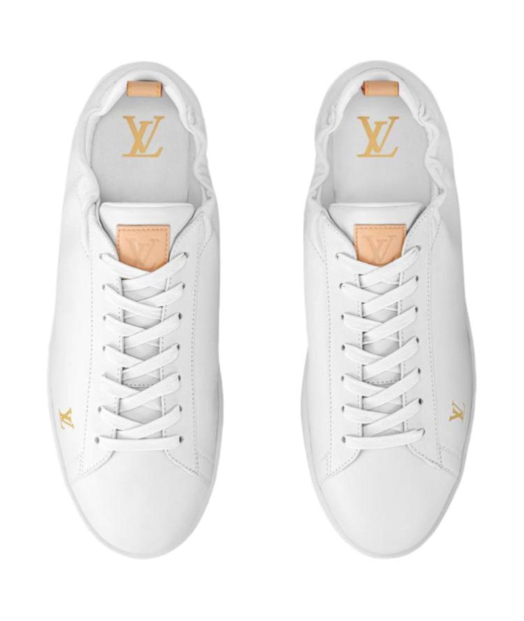 LOUIS VUITTON Белые низкие кроссовки / кеды, фото 3