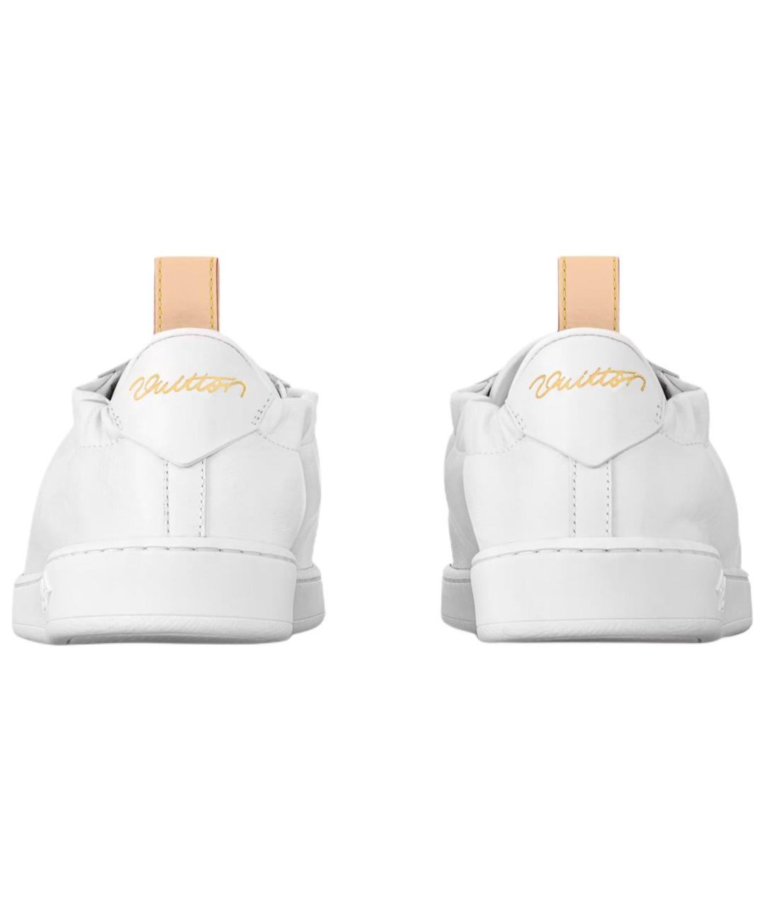 LOUIS VUITTON Белые низкие кроссовки / кеды, фото 4