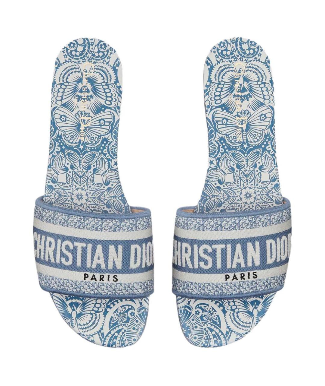 CHRISTIAN DIOR Шлепанцы, фото 4