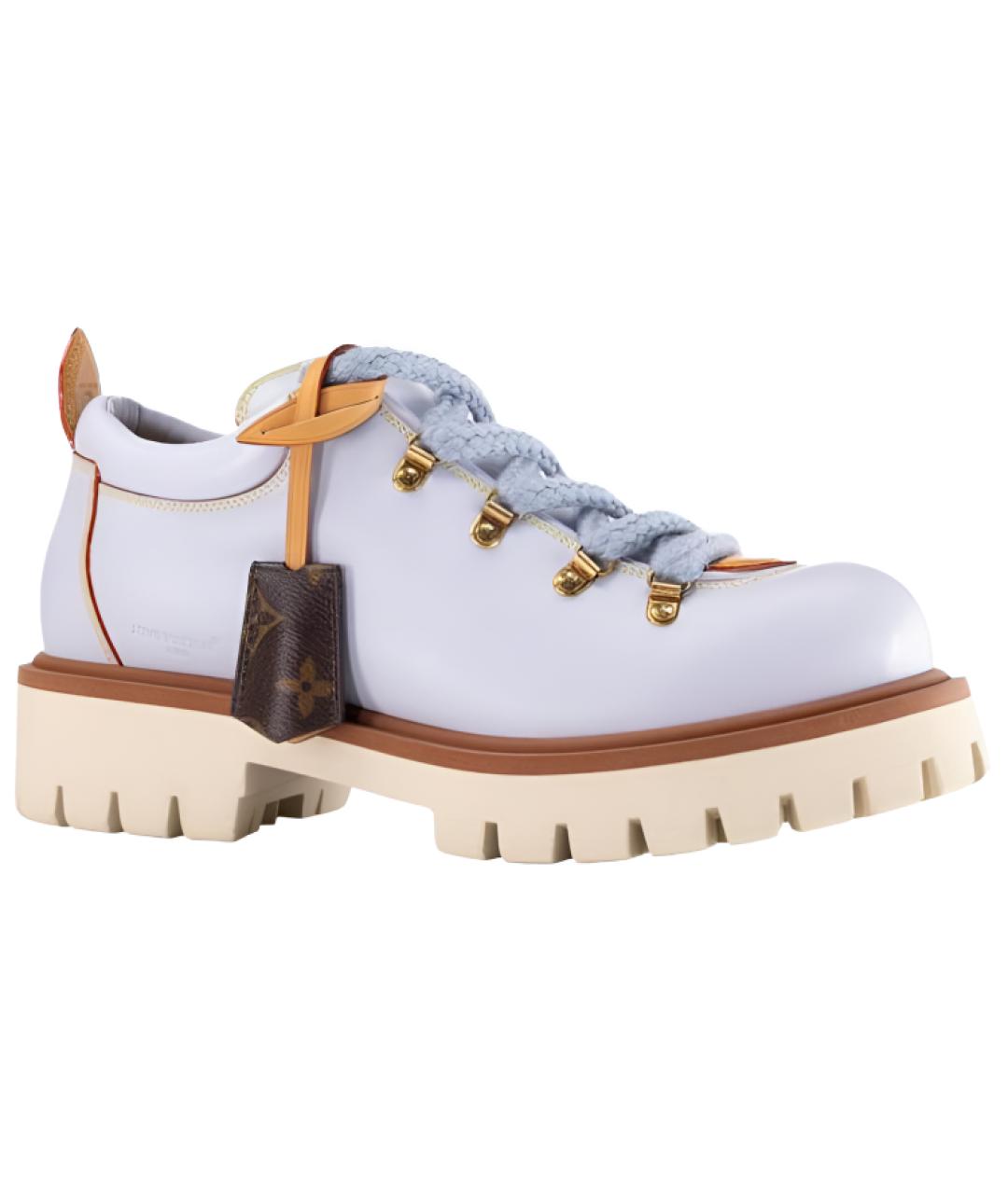 LOUIS VUITTON Фиолетовые кожаные туфли, фото 1