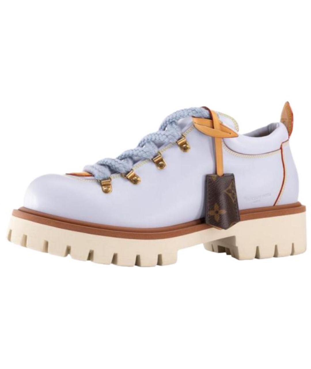 LOUIS VUITTON Фиолетовые кожаные туфли, фото 2