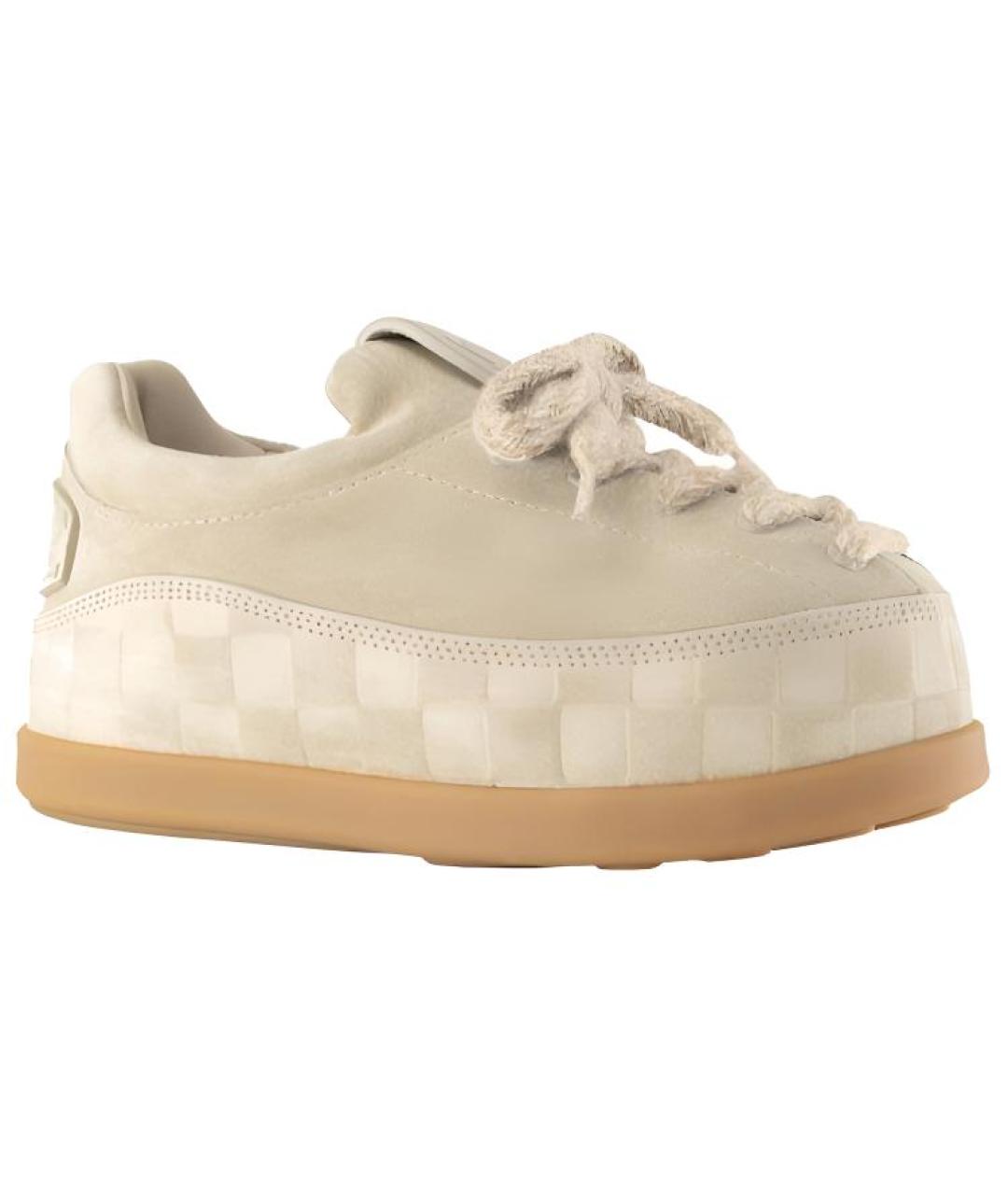 LOUIS VUITTON Бежевые ботинки, фото 1