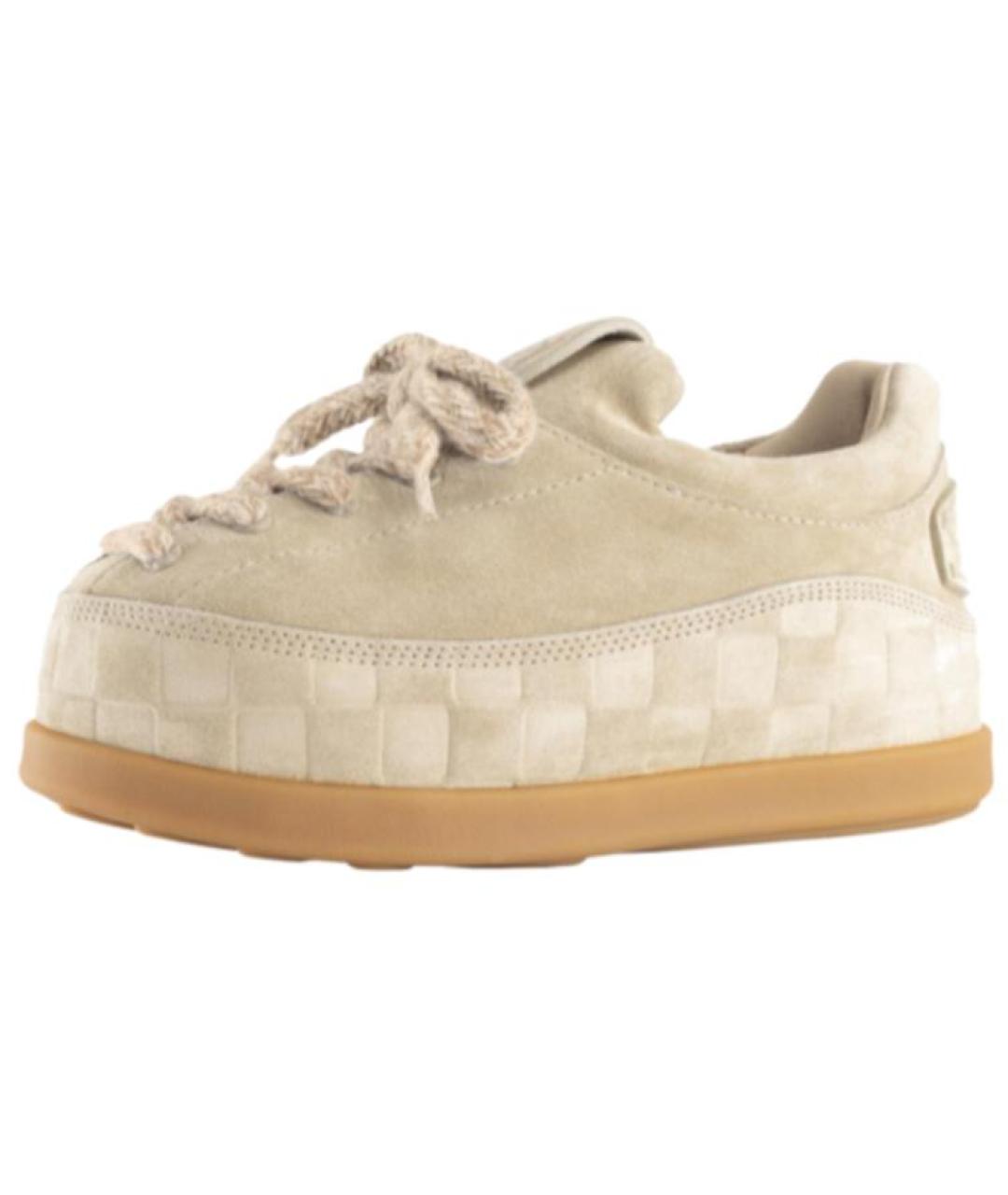 LOUIS VUITTON Бежевые ботинки, фото 2