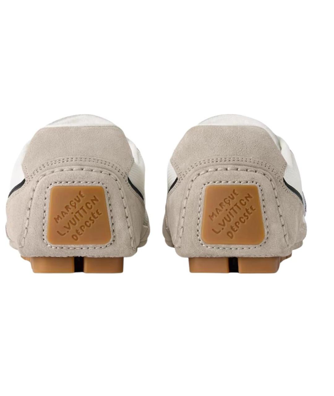 LOUIS VUITTON Серые текстильные низкие кроссовки / кеды, фото 5