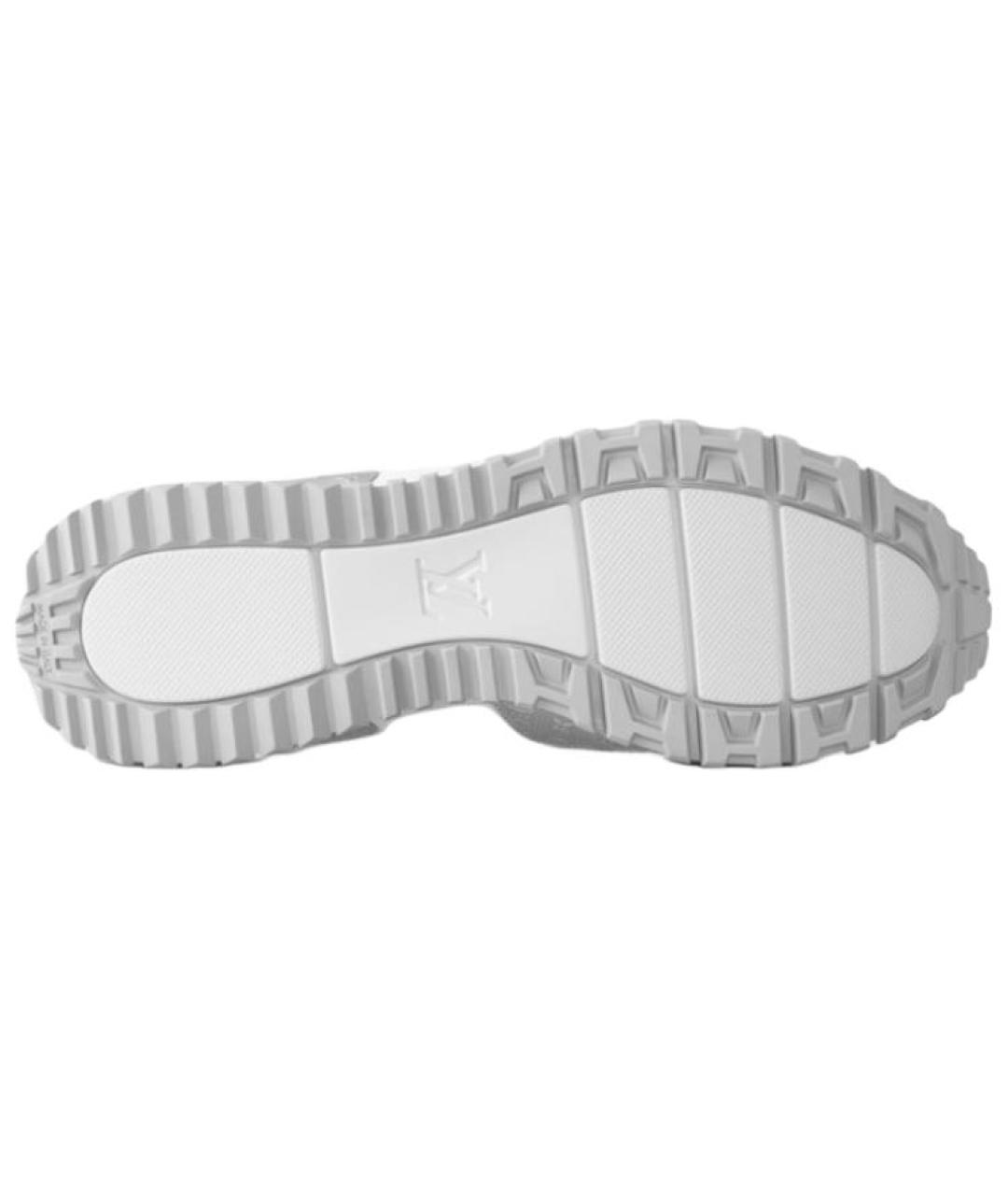 LOUIS VUITTON Белые текстильные низкие кроссовки / кеды, фото 6