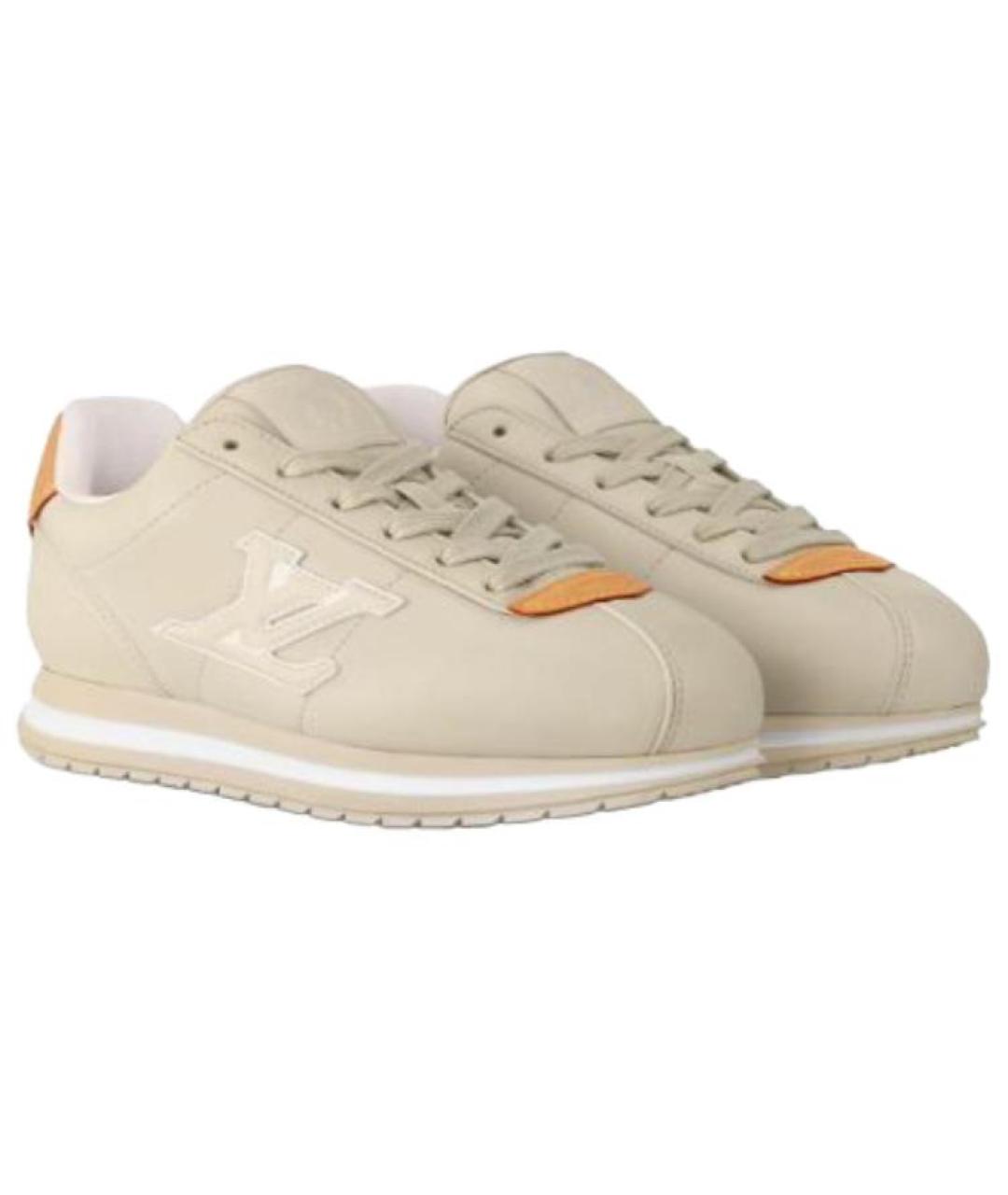 LOUIS VUITTON Бежевые кроссовки, фото 3