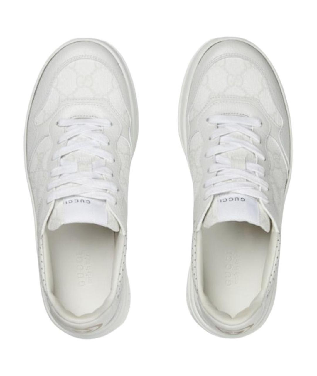 GUCCI Белые кроссовки, фото 4