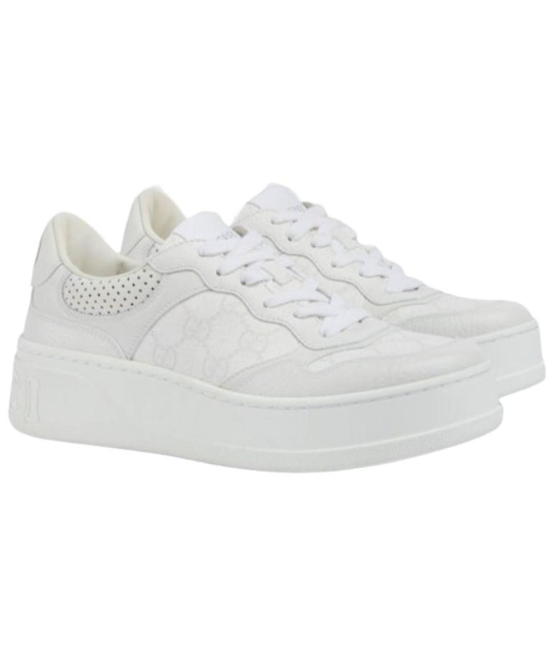 GUCCI Белые кроссовки, фото 3