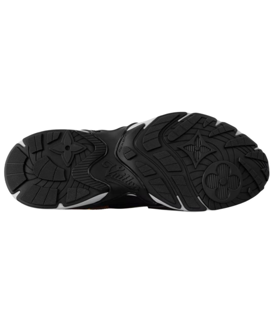 LOUIS VUITTON Черные текстильные кроссовки, фото 5