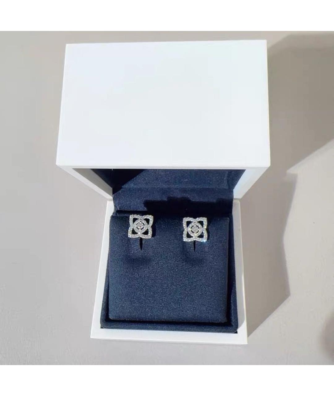 DE BEERS Белые серьги из белого золота, фото 4