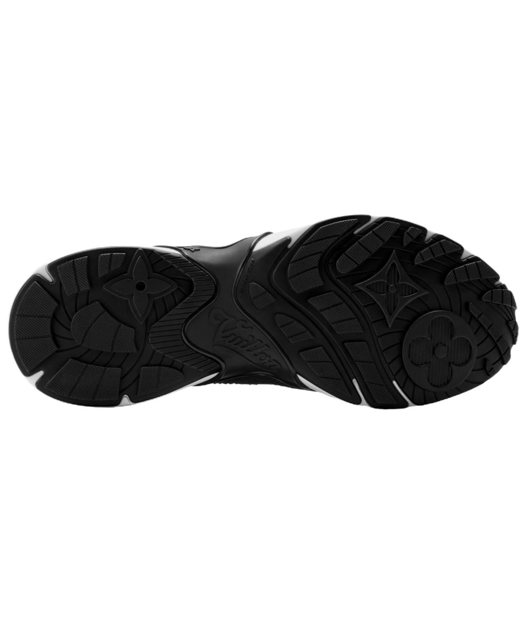 LOUIS VUITTON Черные текстильные кроссовки, фото 6