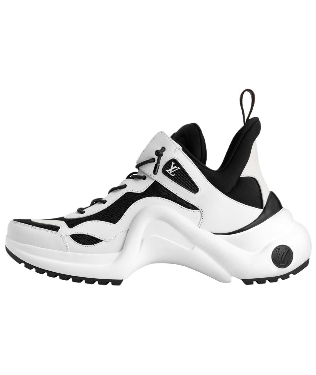 LOUIS VUITTON Белые текстильные кроссовки, фото 2