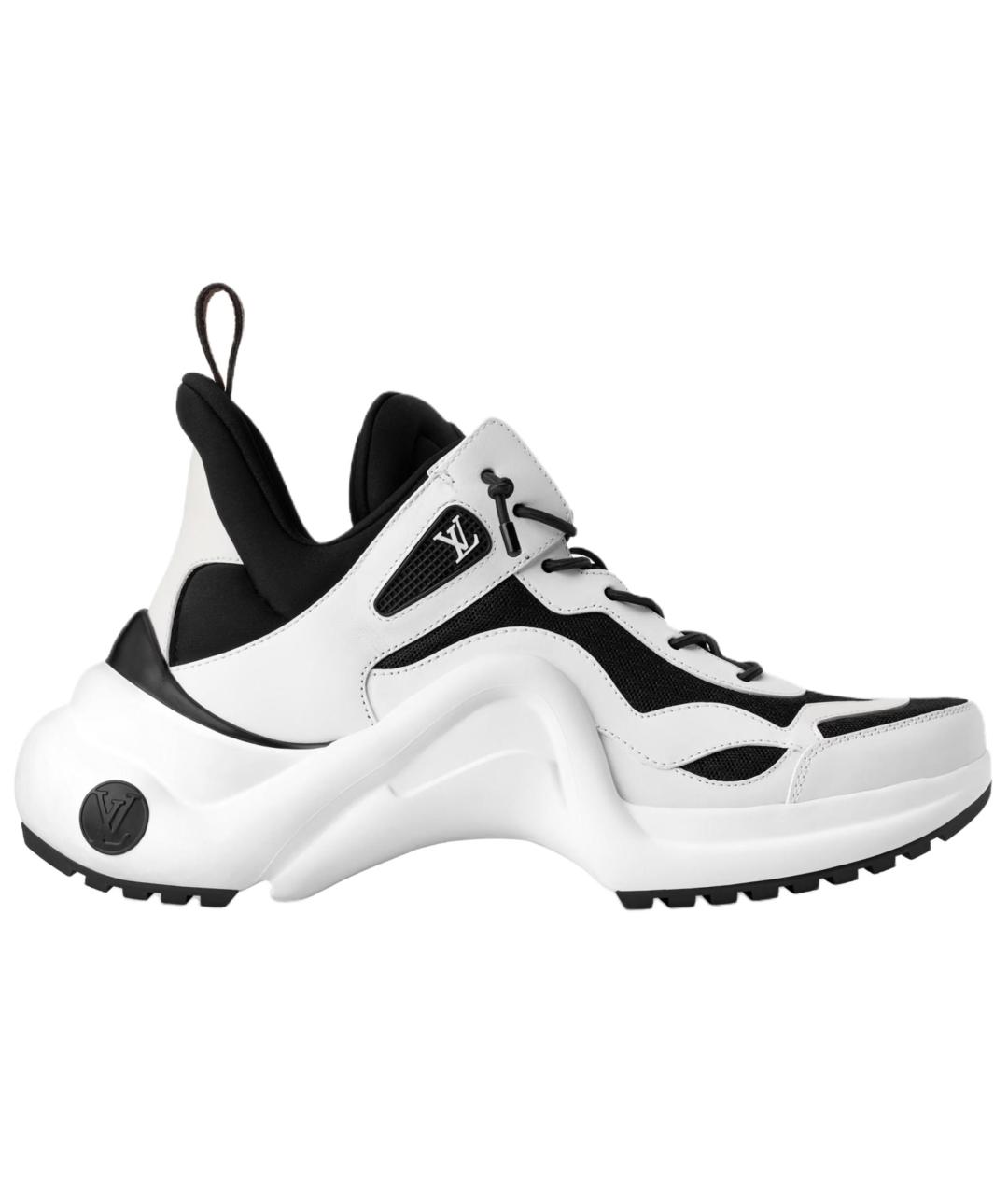 LOUIS VUITTON Белые текстильные кроссовки, фото 1