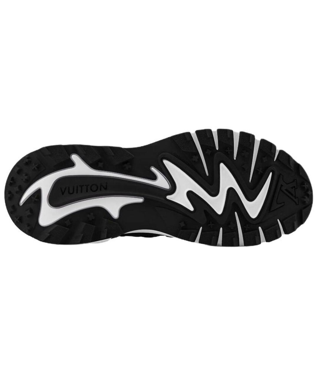 LOUIS VUITTON Темно-синие текстильные низкие кроссовки / кеды, фото 5