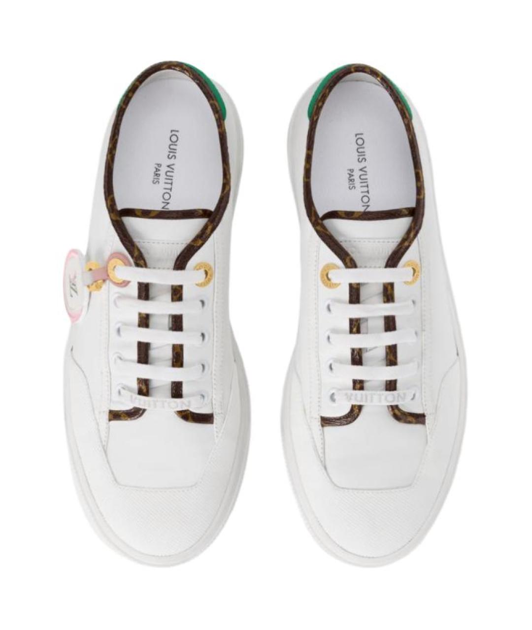 LOUIS VUITTON Белые кеды, фото 3