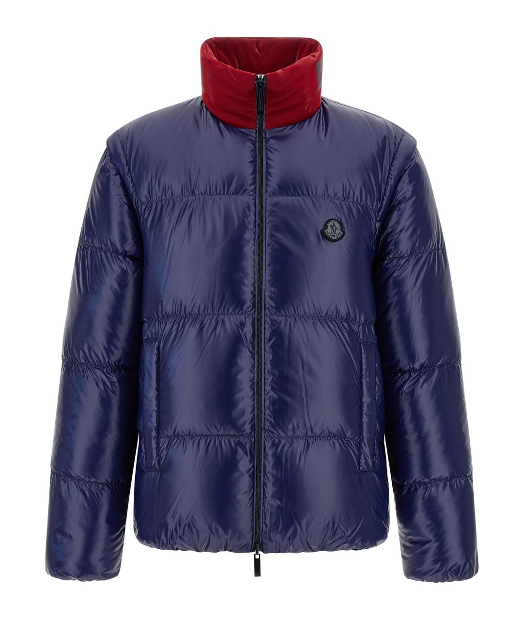 MONCLER Красный полиэстеровый пуховик, фото 2