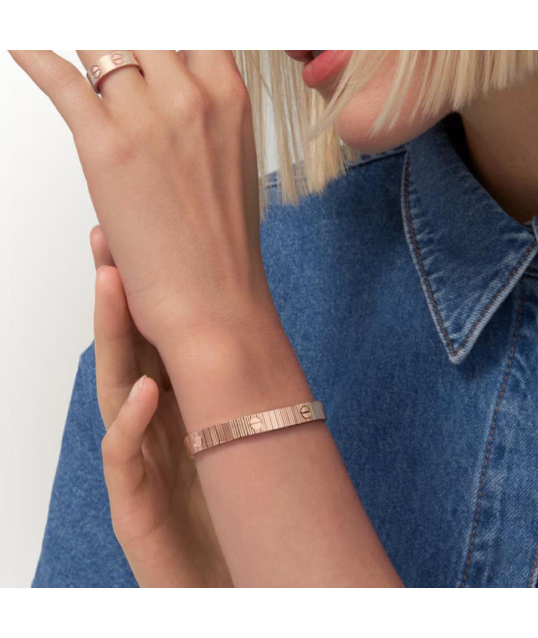 CARTIER Розовый браслет из розового золота, фото 3