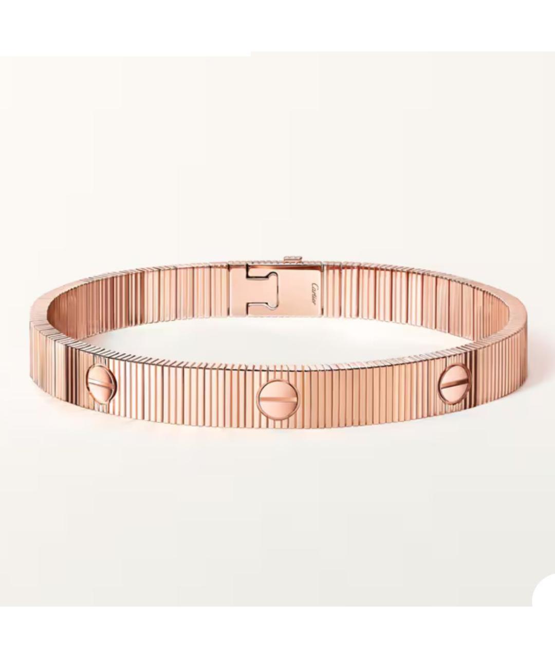 CARTIER Розовый браслет из розового золота, фото 5