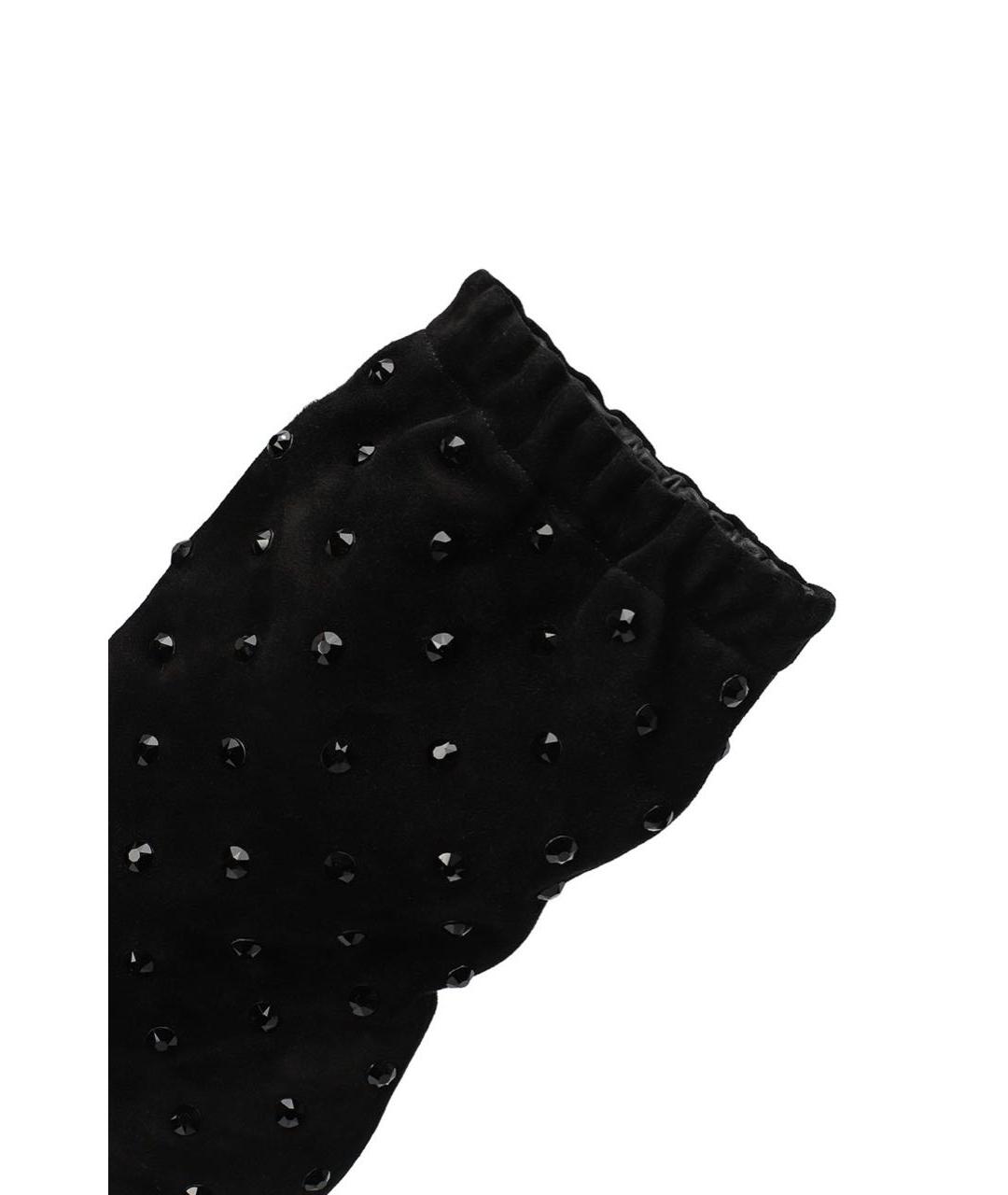 VALENTINO Черные замшевые сапоги, фото 4