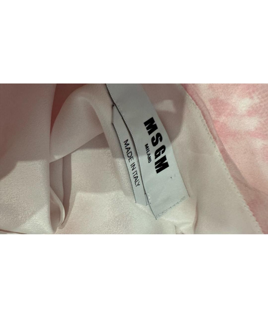 MSGM Мульти полиэстеровое платье, фото 3