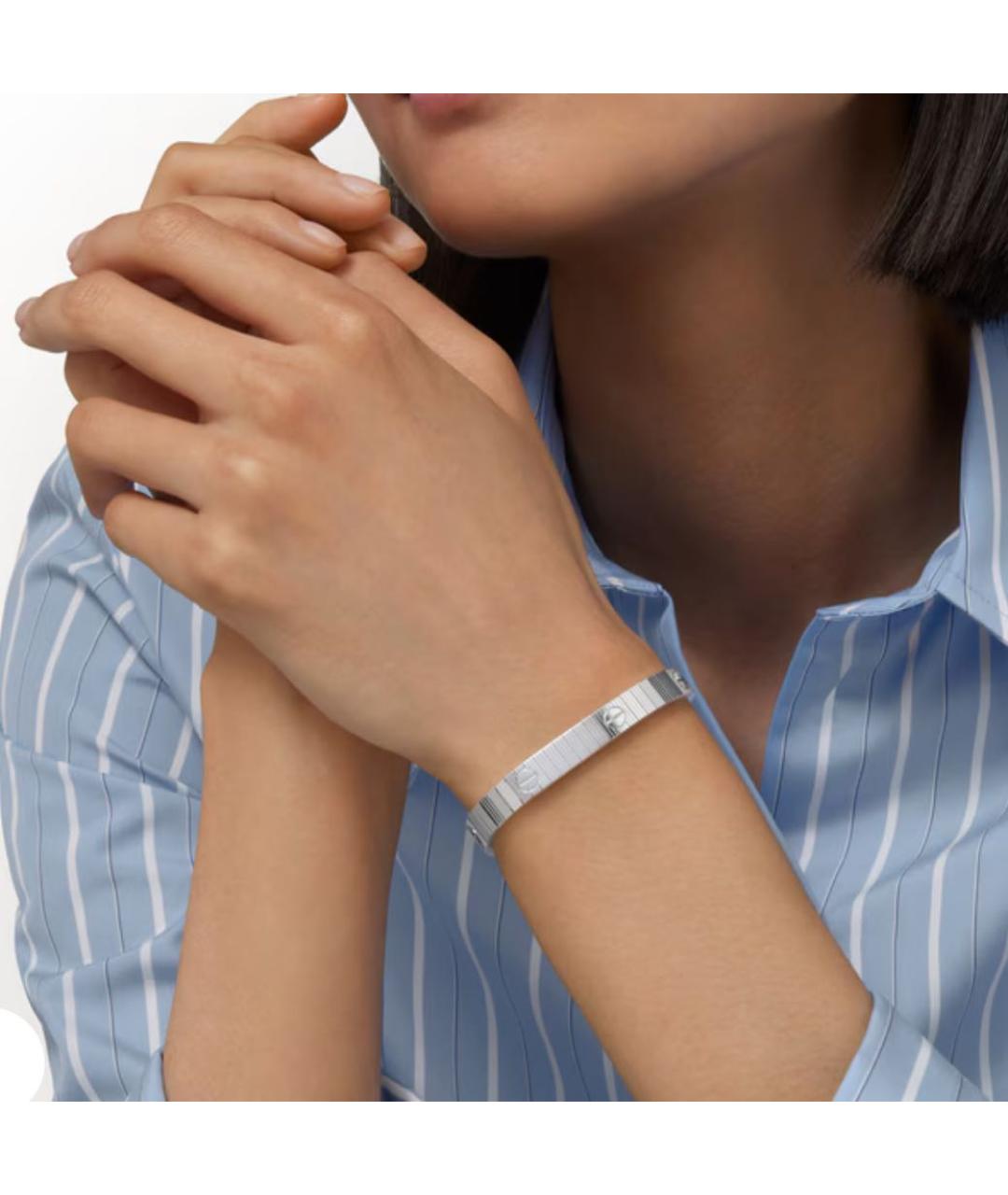 CARTIER Белый браслет из белого золота, фото 3