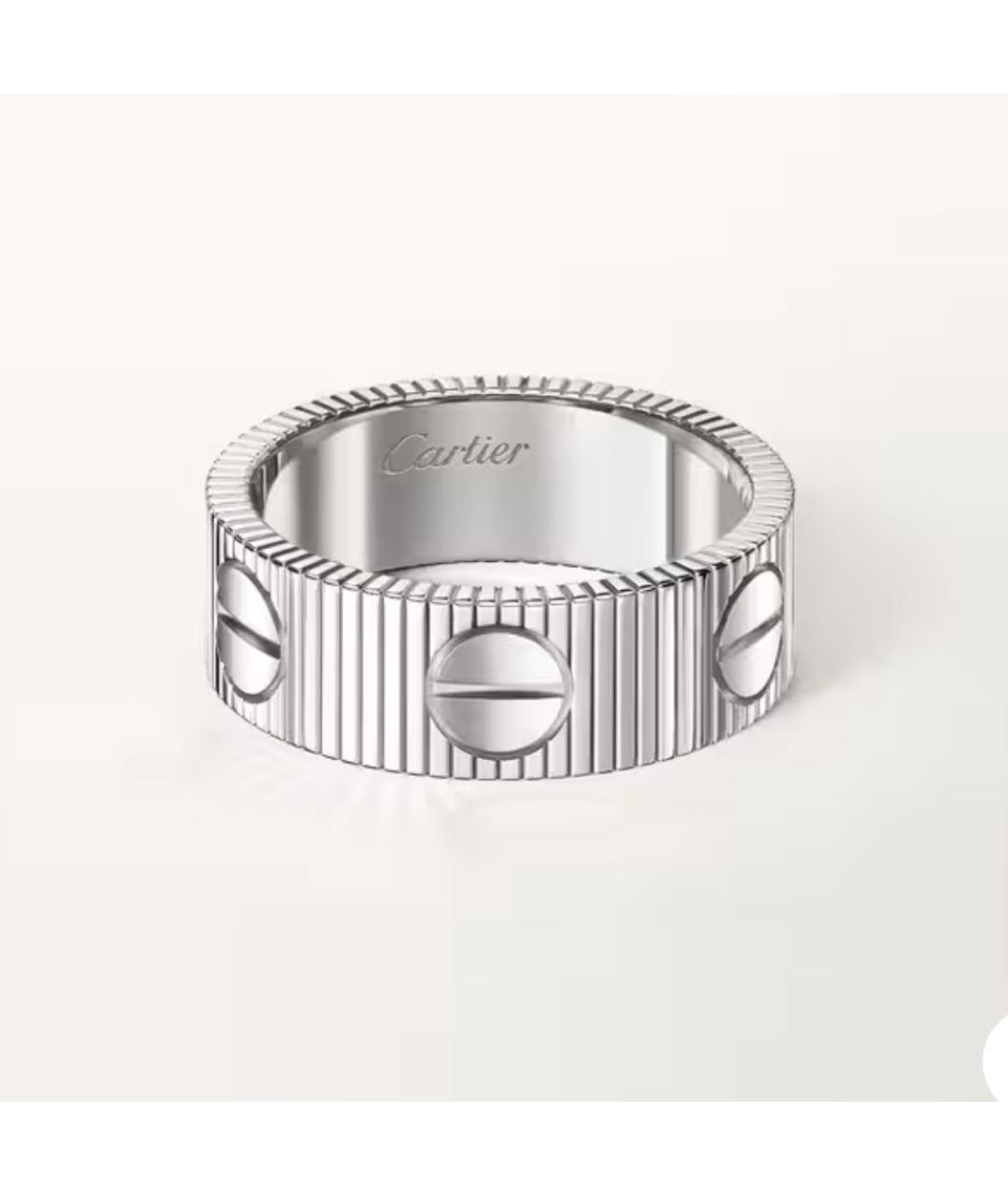CARTIER Белое кольцо из белого золота, фото 5