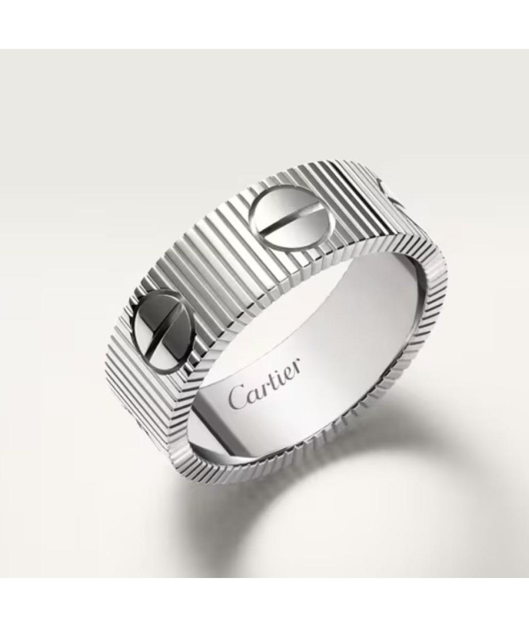 CARTIER Белое кольцо из белого золота, фото 4