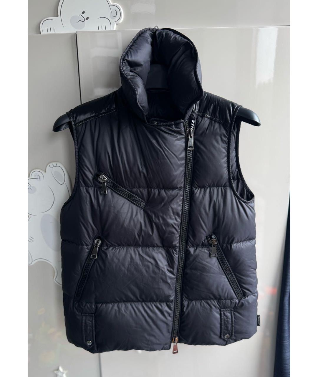 MONCLER Черный жилет, фото 4