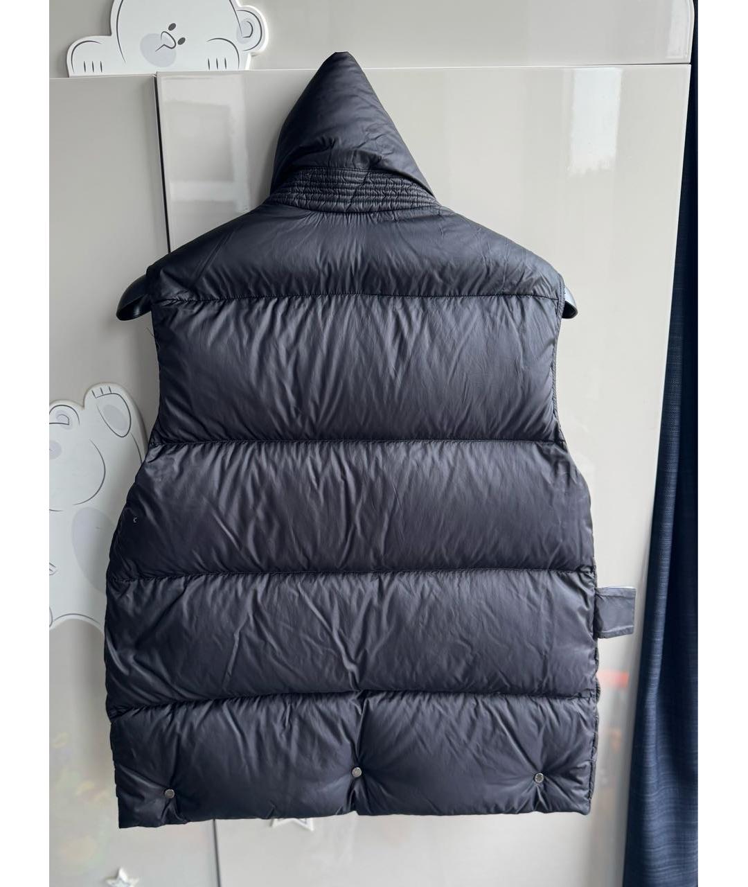 MONCLER Черный жилет, фото 5