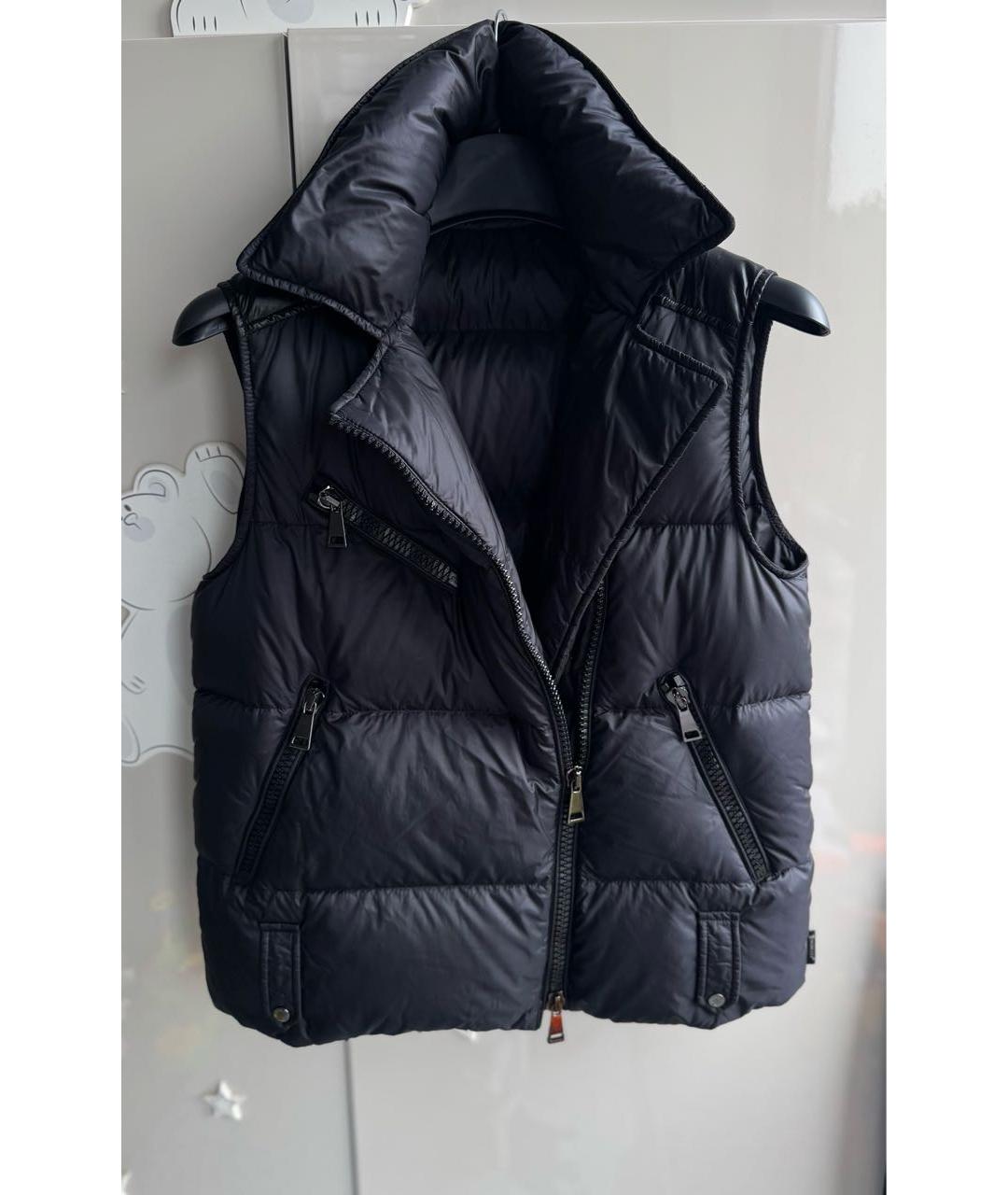MONCLER Черный жилет, фото 3