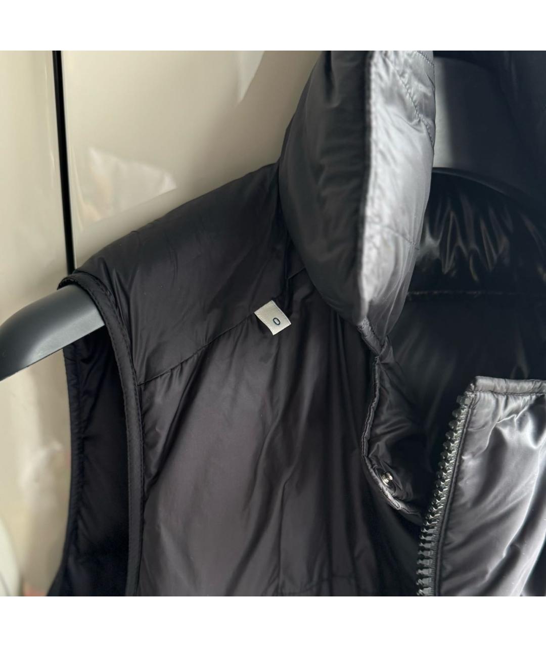 MONCLER Черный жилет, фото 7