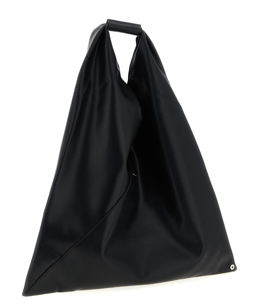 MM6 MAISON MARGIELA Черная сумка тоут из искусственной кожи, фото 2