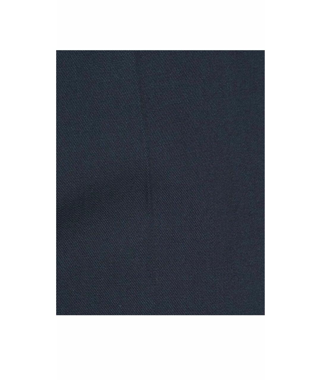 STELLA MCCARTNEY Синие шерстяные прямые брюки, фото 4
