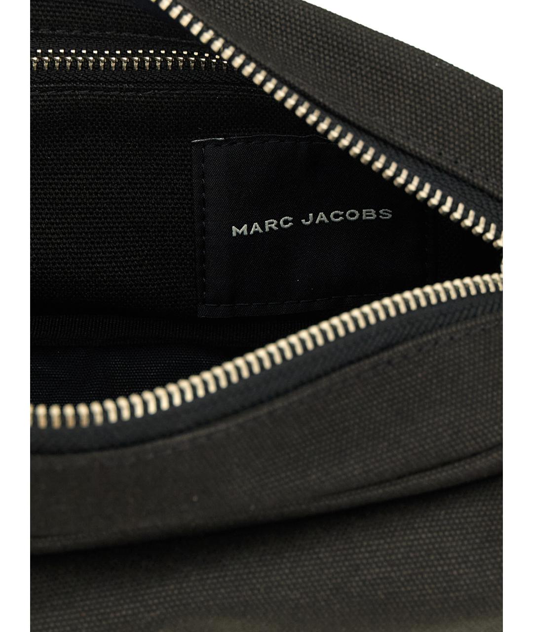 MARC JACOBS Черная хлопковая сумка через плечо, фото 4