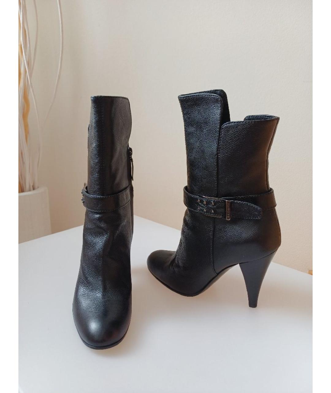CASADEI Черные кожаные ботильоны, фото 3