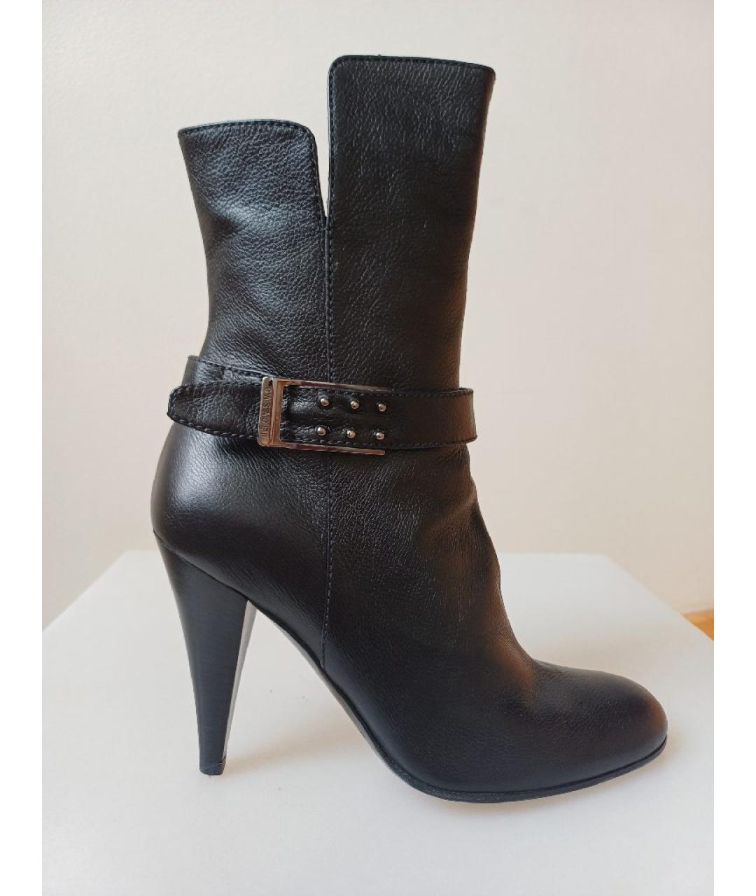 CASADEI Черные кожаные ботильоны, фото 10