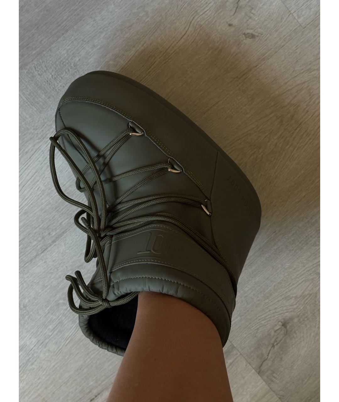 MOON BOOT Хаки брогги и оксфорды, фото 2