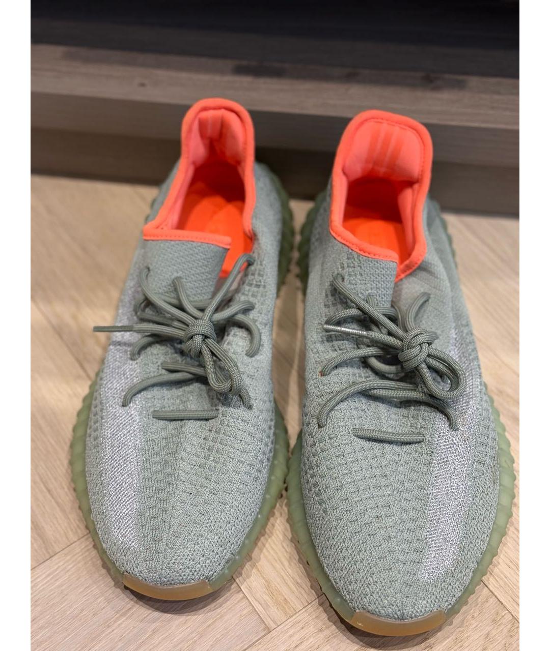 YEEZY Серые резиновые низкие кроссовки / кеды, фото 2